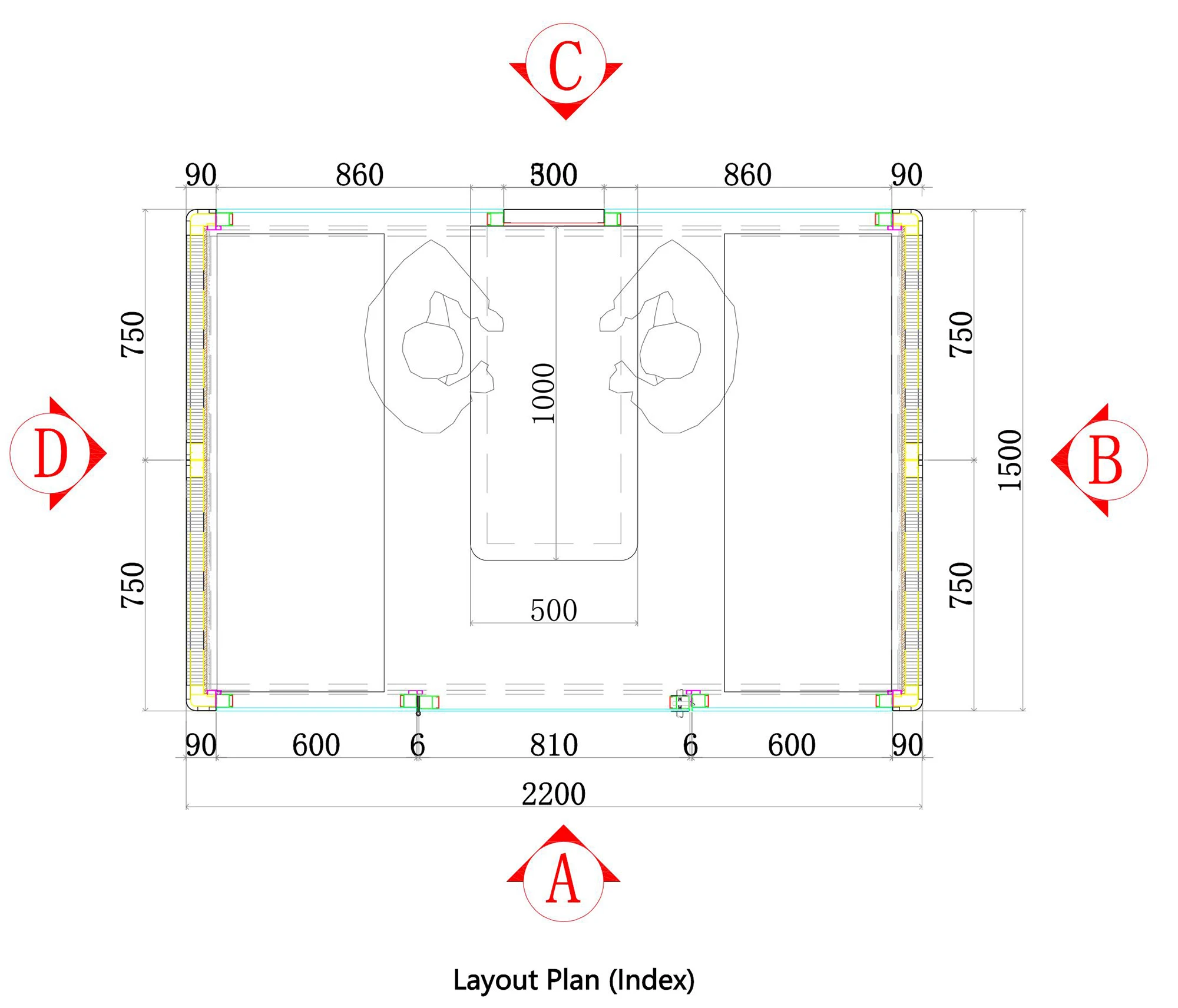 WEWORTH OEM privacy soundproof acoustic 4 person phone booth meeting office pod