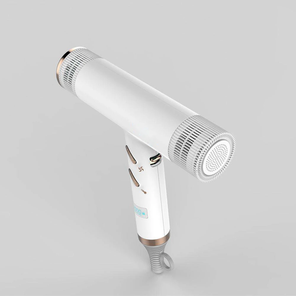 High Speed 120,000 Rpm Brushless Motor New Professional Salon Hair Dryer with Digital LED Display