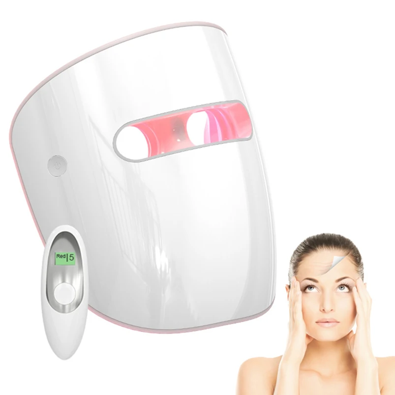 2024 Hot Sale 4 Colors Infrared Red Blue Led Light Photon Therapy Facial Device Led Face Beauty Mask