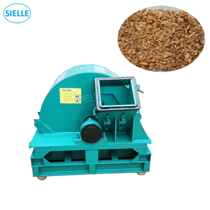 Diesel wood crusher and wood chipper lab biomass crusher for wood