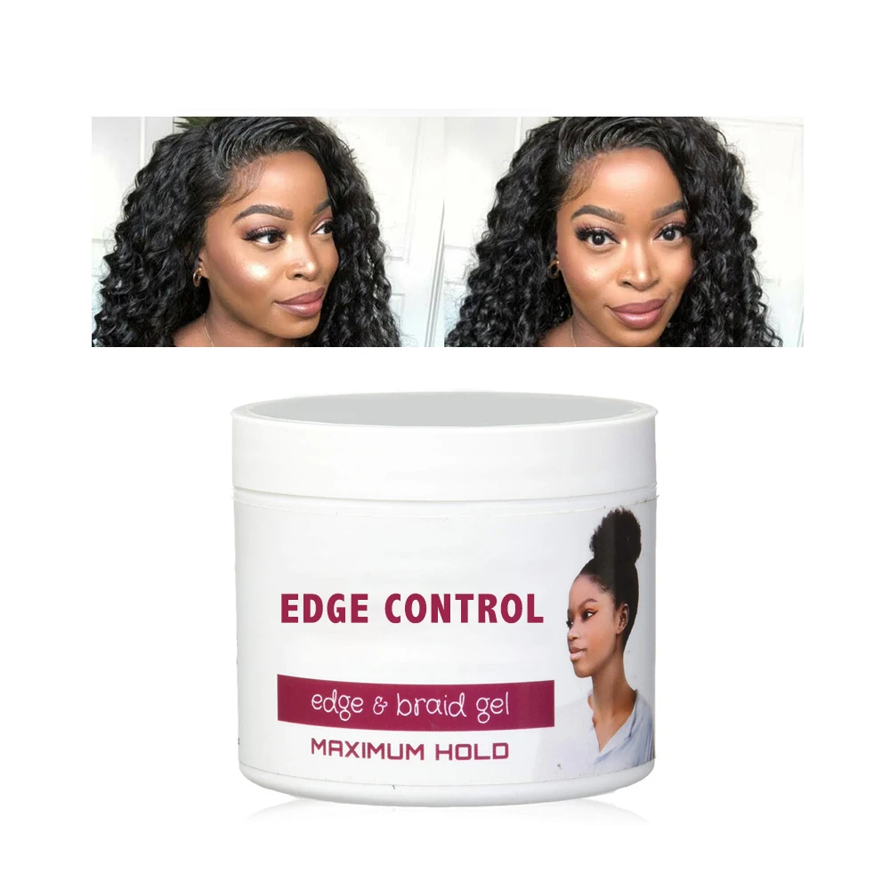 Private label edge control strong hold bulk top selling natural 24 hour edge control gel