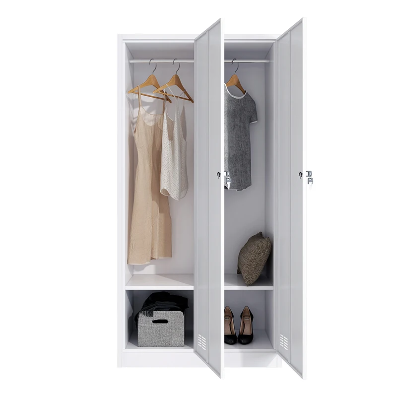 2023 Hot Sale prefab metal lockable wardrobes steel wardrobe steel wardrobe cabinet philippines With lower Price
