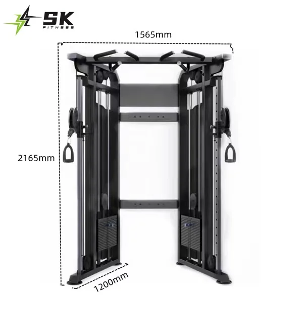 SKFITNESS-Glide Функциональный Тренажер коммерческий тренажерный зал оборудование для фитнеса кабельный кроссовер