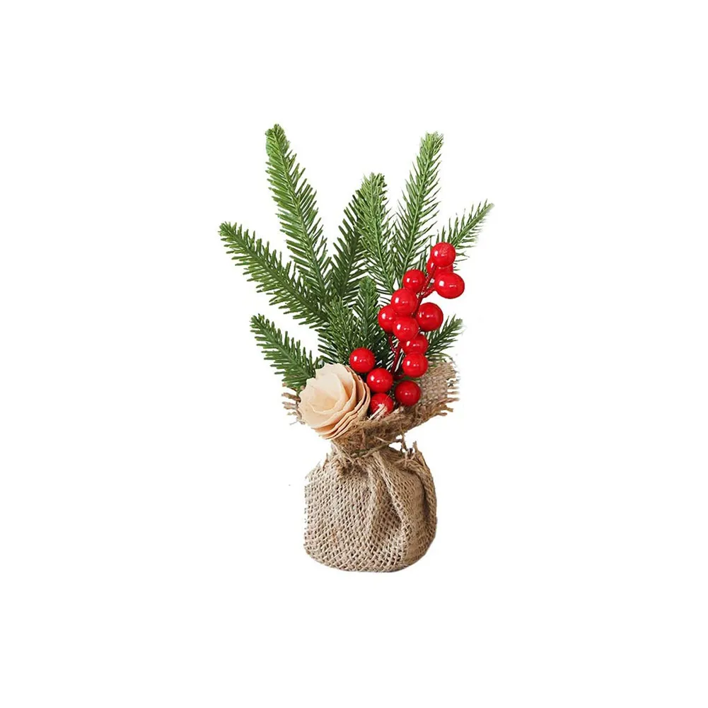 
Christmas Tree Mini Vivid Miniature Model Tree for Home Home Decoration 
