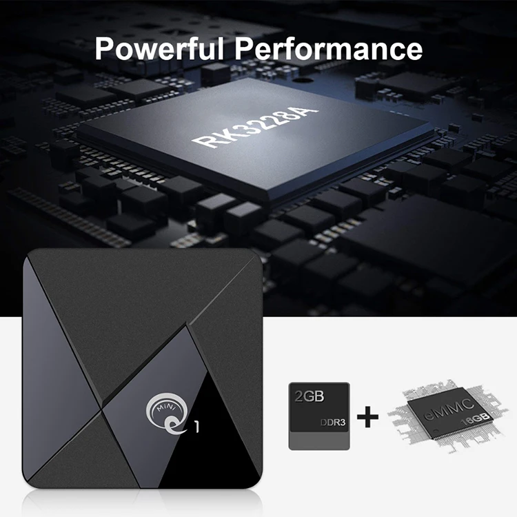 Smart tv box Android 9 0 RK3328A 4k HD 2 Гб RAM 16 ROM 4G/5G двухдиапазонный