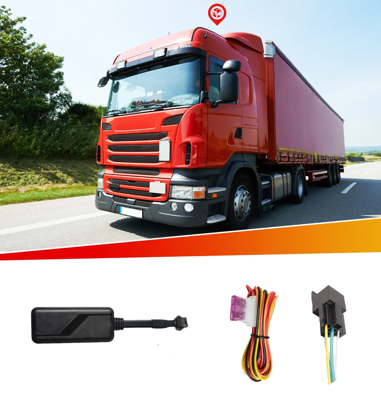 GPS Fuel Tank Tracking Oil Sensor Monitoring Speedometer gsm Car Truck GPS Tracker with Fuel Sensor