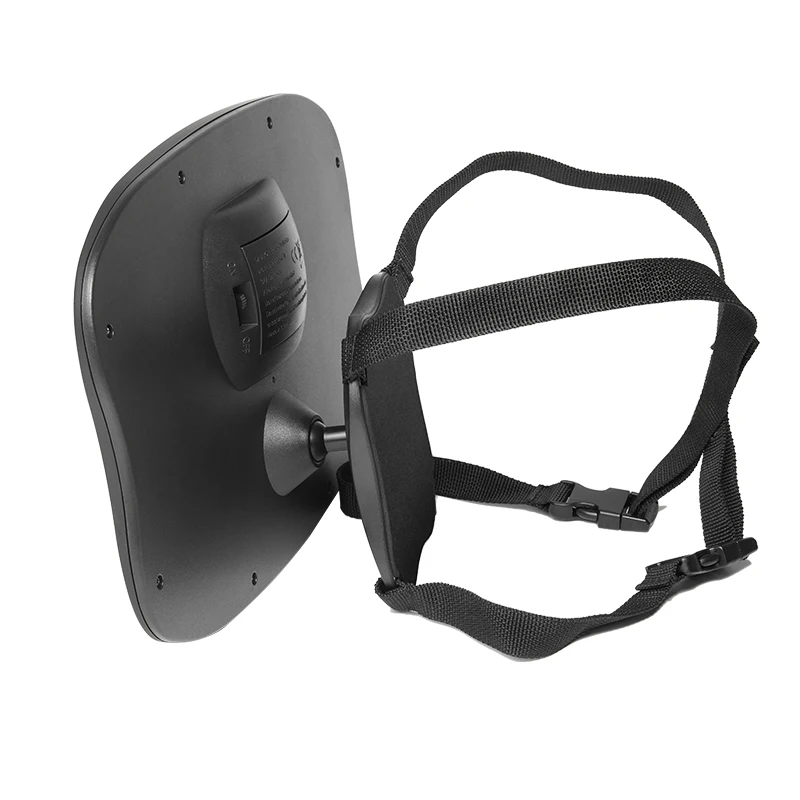 QM02 Classic Wide view Soft Led Baby Car Seat Mirror Safely infant Rear Facing Car Seat Mirror with Remote Control