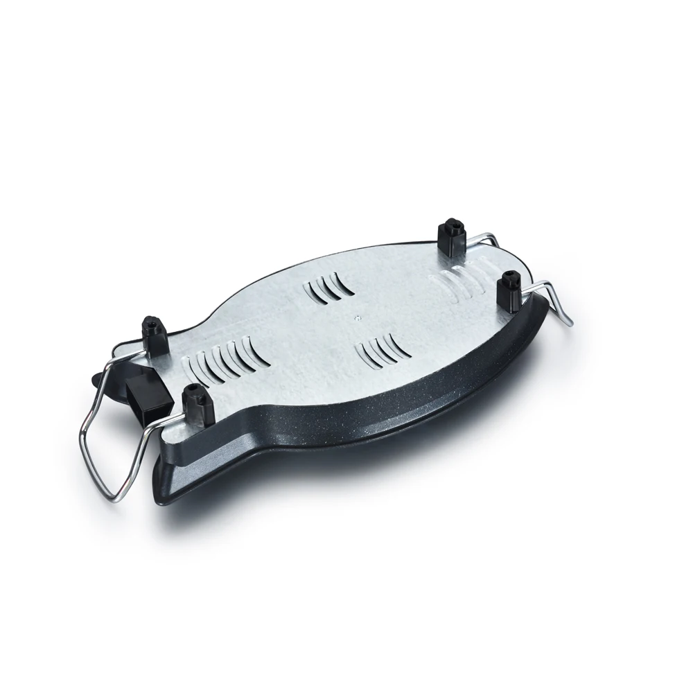 Глубокая посуда в форме рыбы, антипригарный Электрический гриль для барбекю, бездымный и рассеиватель масла, электрический гриль для барбекю, сковорода высокой емкости