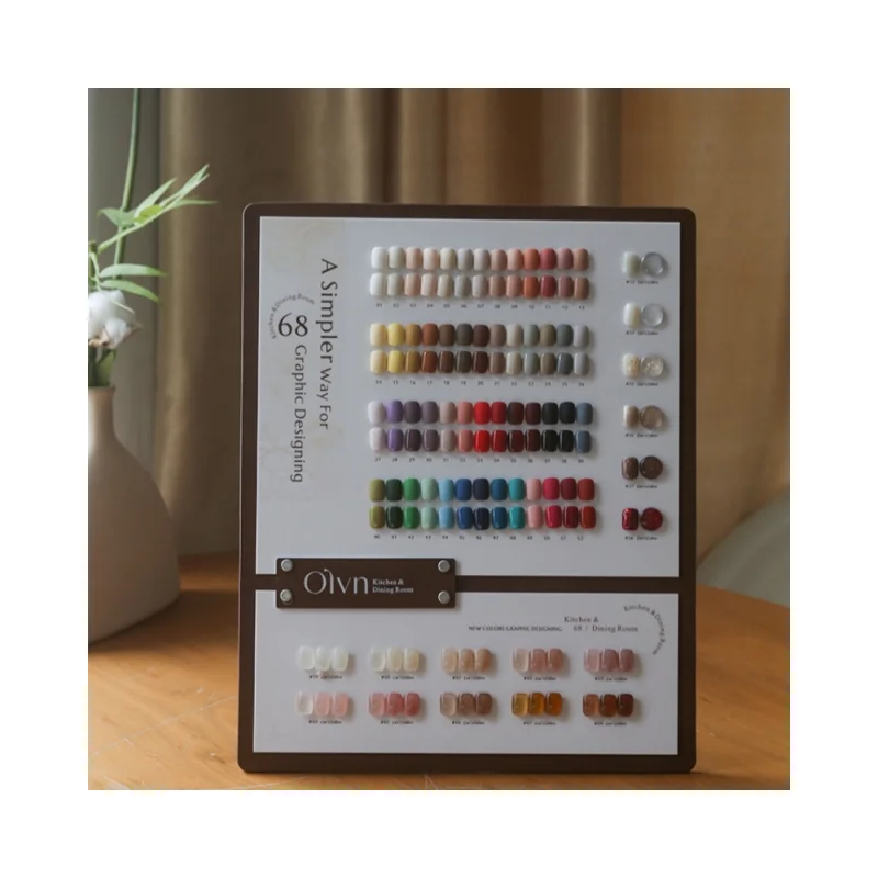 2024 Новый Лидер продаж Olvn 68 цветов 128 80 многоцветный набор гель для ногтей Набор оптовой продажи