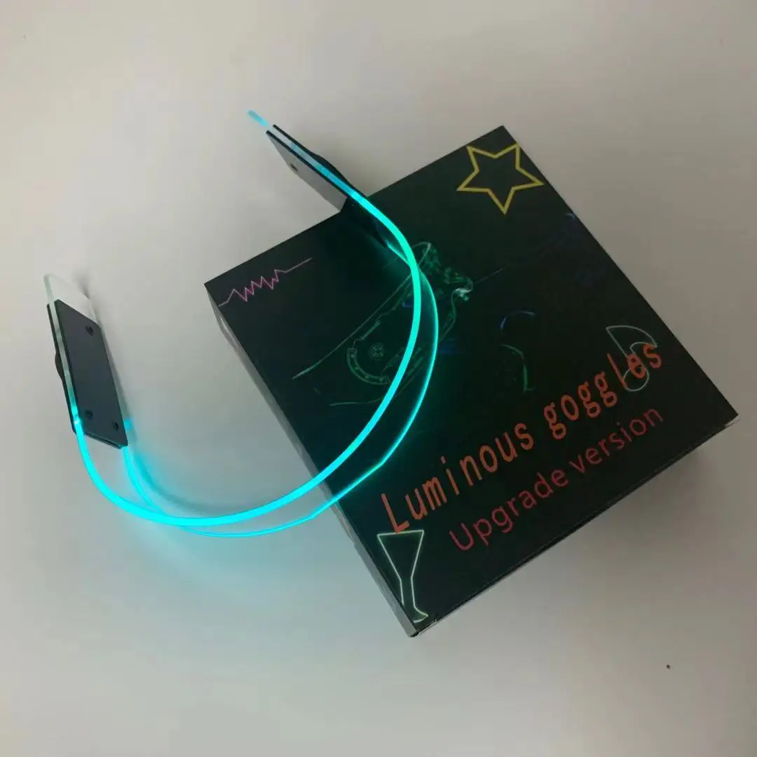 Customized Popular Electronic Night Visor Glasses Luminous Glasses Props Party Festival Decorations EDC Las Vegas
