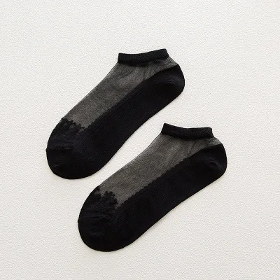 
Crystal glass silk socks 2019 autumn stockings women sicks 