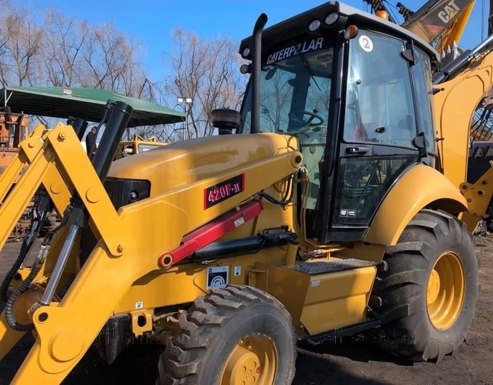 Самый дешевый землеройный JCB 4CX/3CX /CAT 420F/420E оборудование для мини-трактора буксируемый экскаватор-погрузчик экскаватор продажи