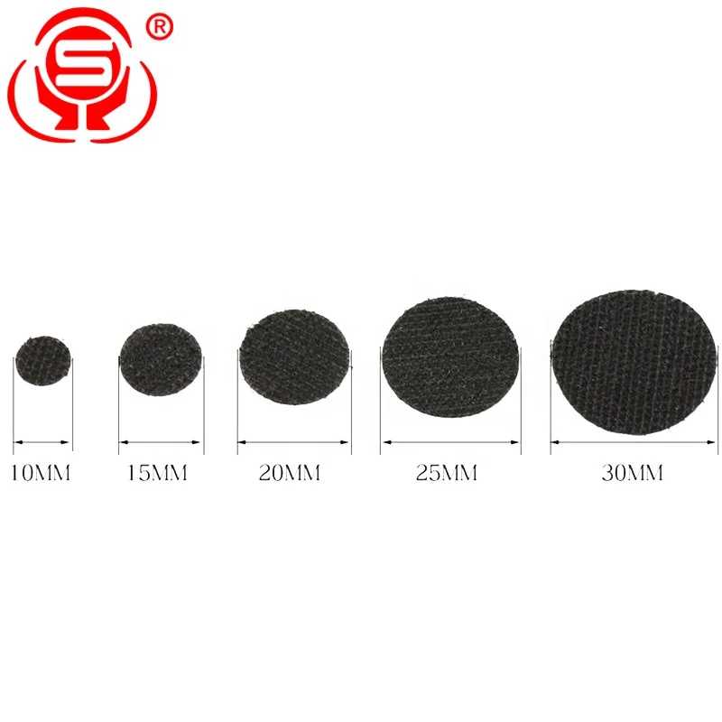 
Wholesale Adhesive Magic Tape Fastener Dots Sticky Self Adhesive Hook and Loop Back Dots Coins 