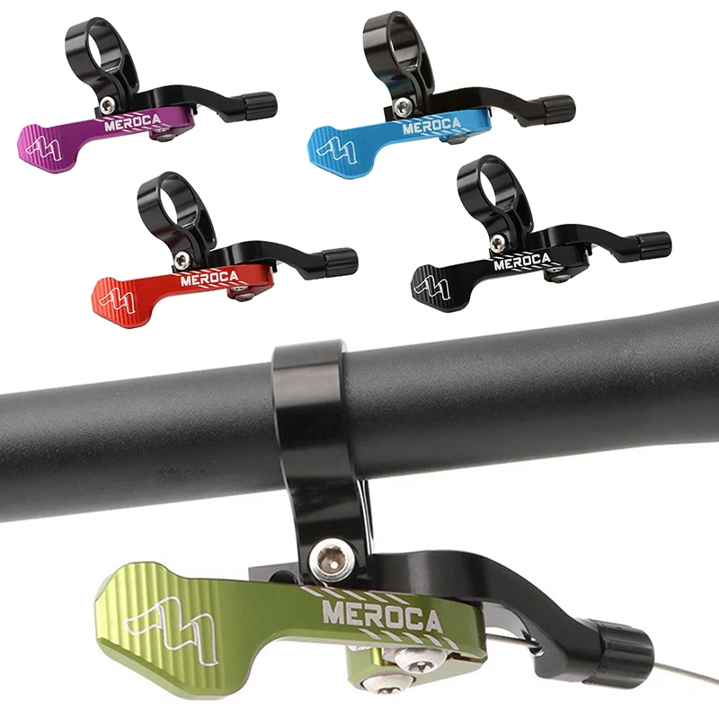 Dropper Seatpost Lever Bike MTB 2-Way Mount Seat Post Remote Controller Bike Dropper Seatpost Lever Under Bar Adjuster