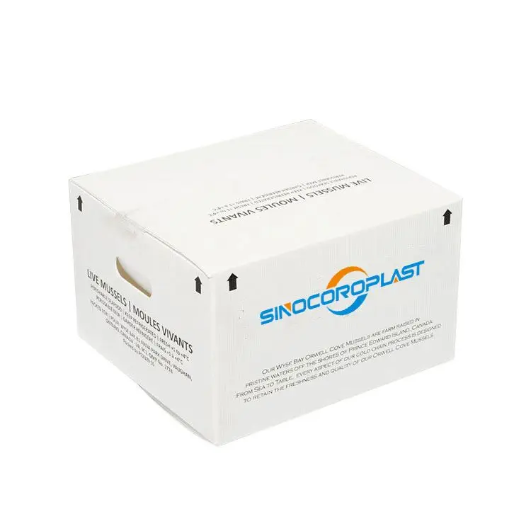  Plastic Corrugated Water Proof SeaFood Packing