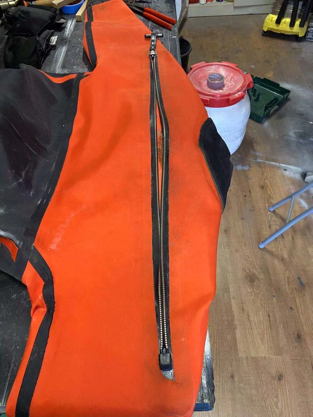 
TOPAZ Drysuit Zipper 100Kpa Airtight & Waterproof Zip For Diving Suit | immersion | Chemical Suits | Repair Replacement 