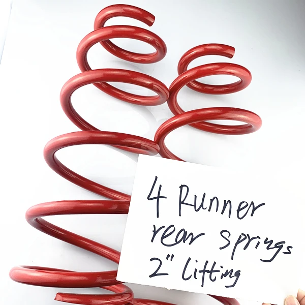 Аксессуары для внедорожников 4x4, задние пружины 2 дюйма, подъемные спиральные пружины для Toyota 4 runner