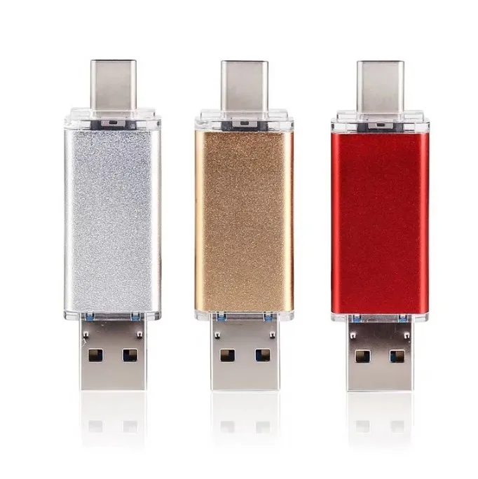 USB-накопитель 2 в одном с поддержкой логотипа