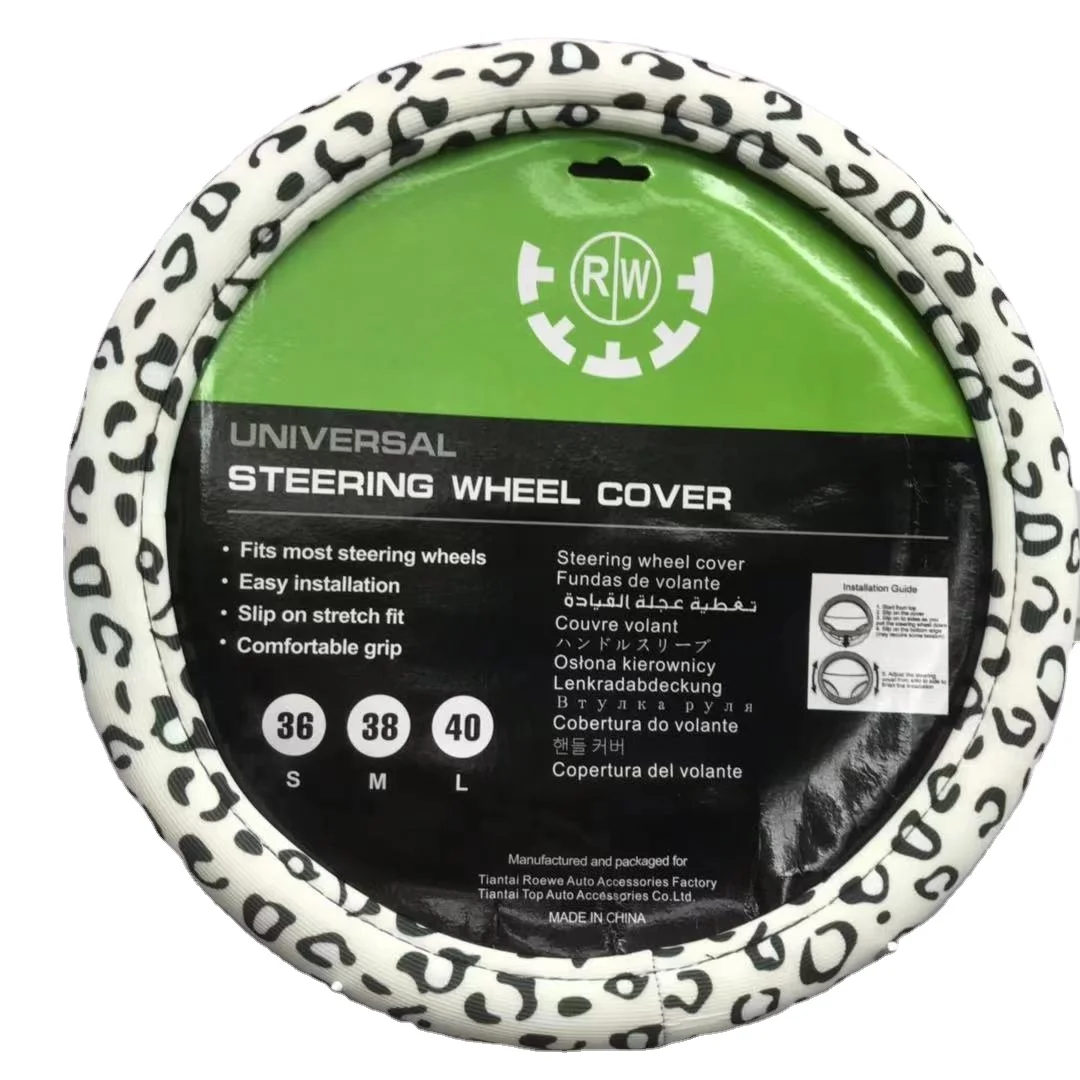 Speckled Pattern Comfortable Drive Experience For Universal Car Steering Wheel Cover