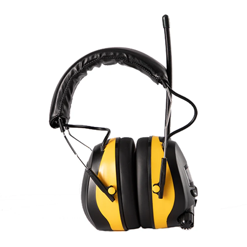 NRR 25dB Noise Reduction Digital AM/FM Tune 8 Presets Per Band Tactical Ear Protection Electronic Earmuffs With Radio Function