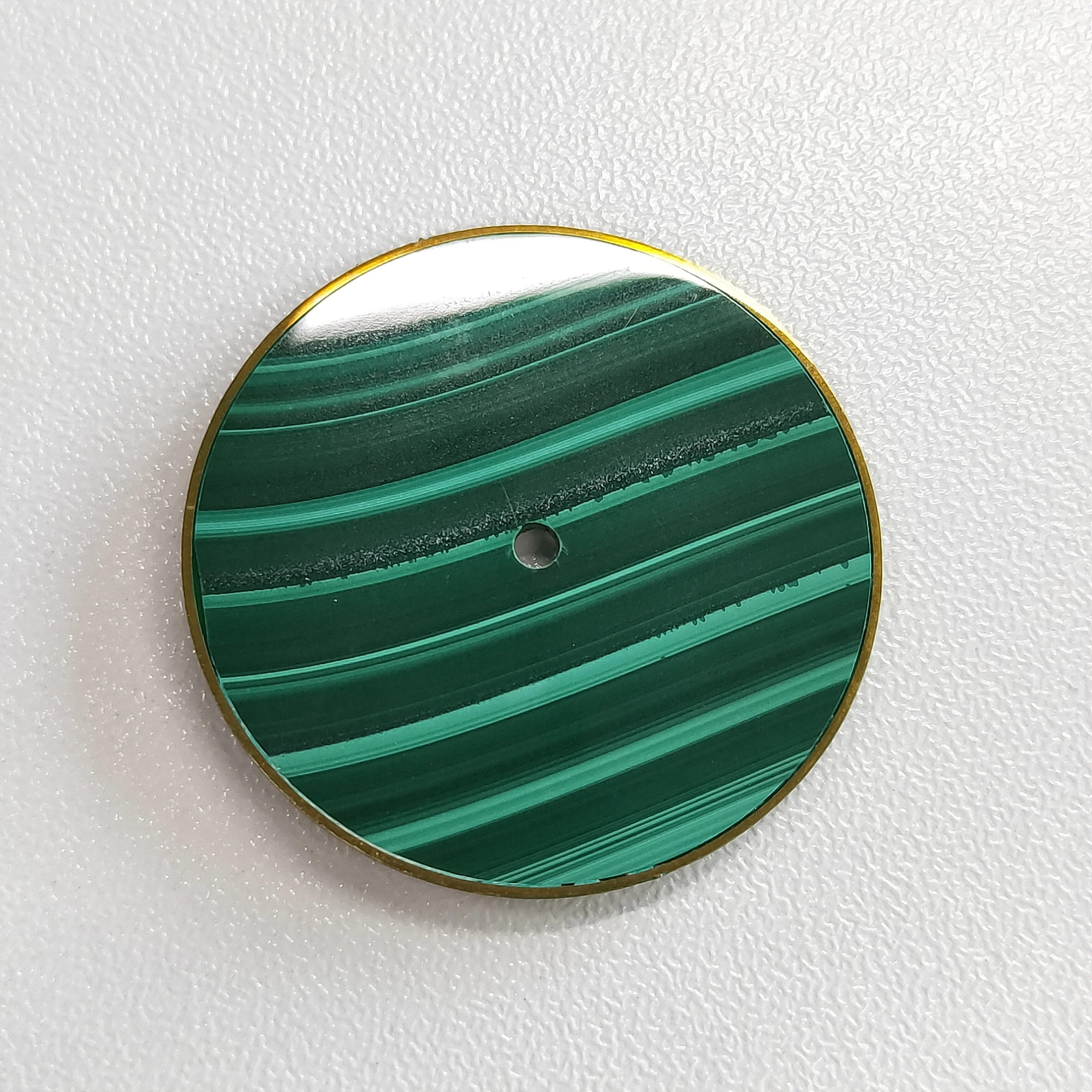 Stone Dials Fashion Natural Malachite Material Custom logo Watch Dial parts