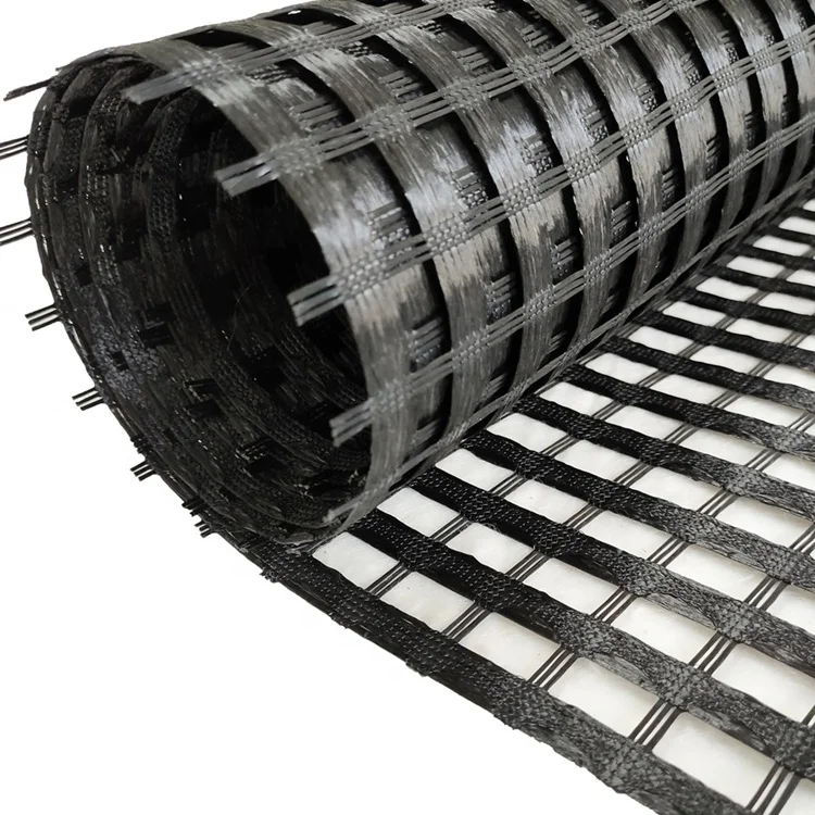ROAD engineering geogrids low factory price fiberglass geogrid for pavement manufacturer price