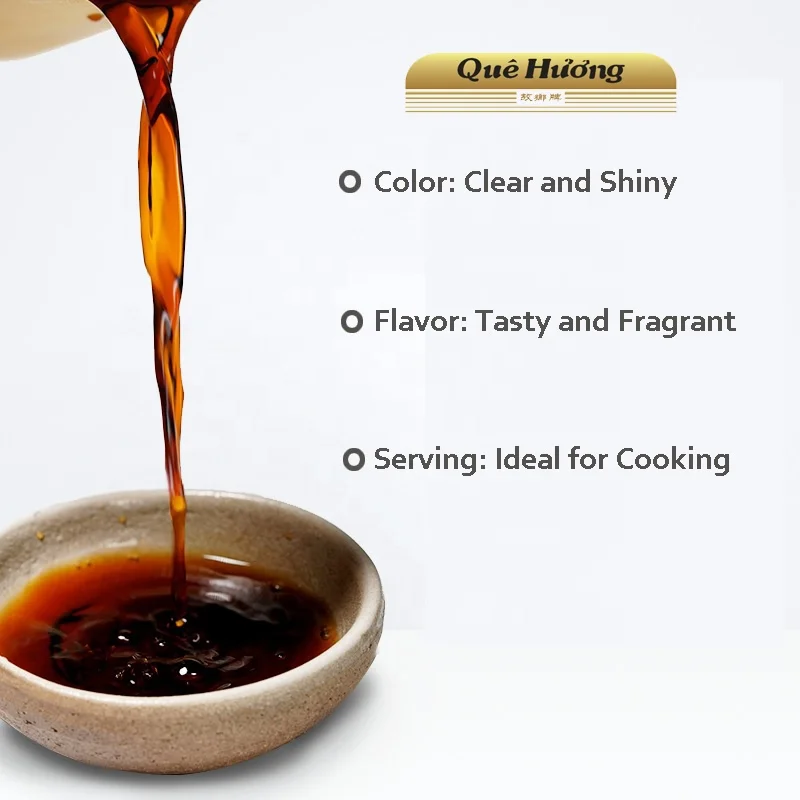HACCP Premium Delicious Soy Sauce Light 1.9L Naturally Brewed Drum Que Huong Brand Factory Price High Quality