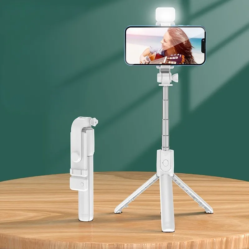 New High-Value 360-Degree Flexible Selfie Stick With Light Foldable Long-Distance Shooting Selfie Tool
