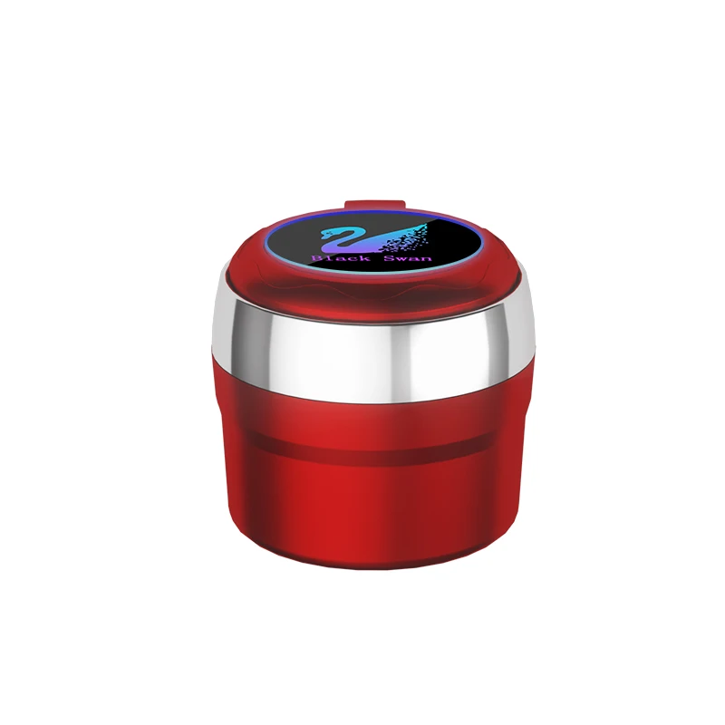 New arrivals car Interior Accessories universal ceramic liner led anti-smoke detachable mini cigar ashtray with lid for Car home