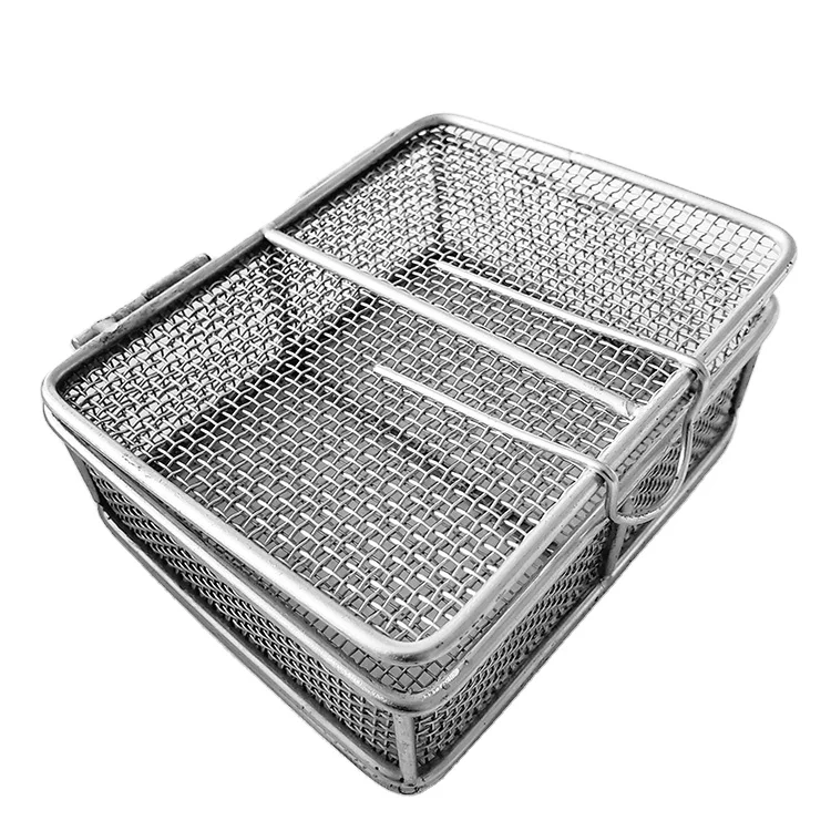 high quality food grade stainless steel wire mesh round basket