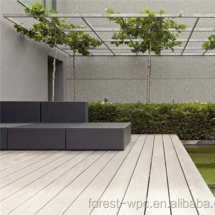 High Quality Villa Design Outdoor Wpc Decking solid wood flooring solid wpc floor