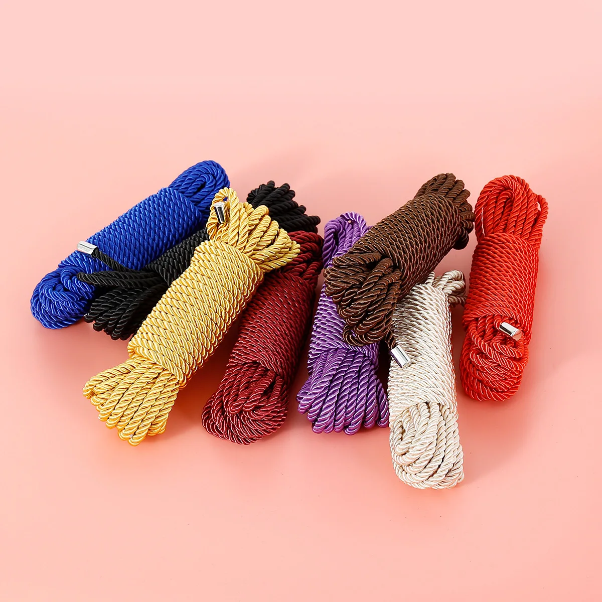 Ninghao 5m and 10m colourful slave bdsm sex bondage rope strap bondage sex rope Sex Bondage Rope