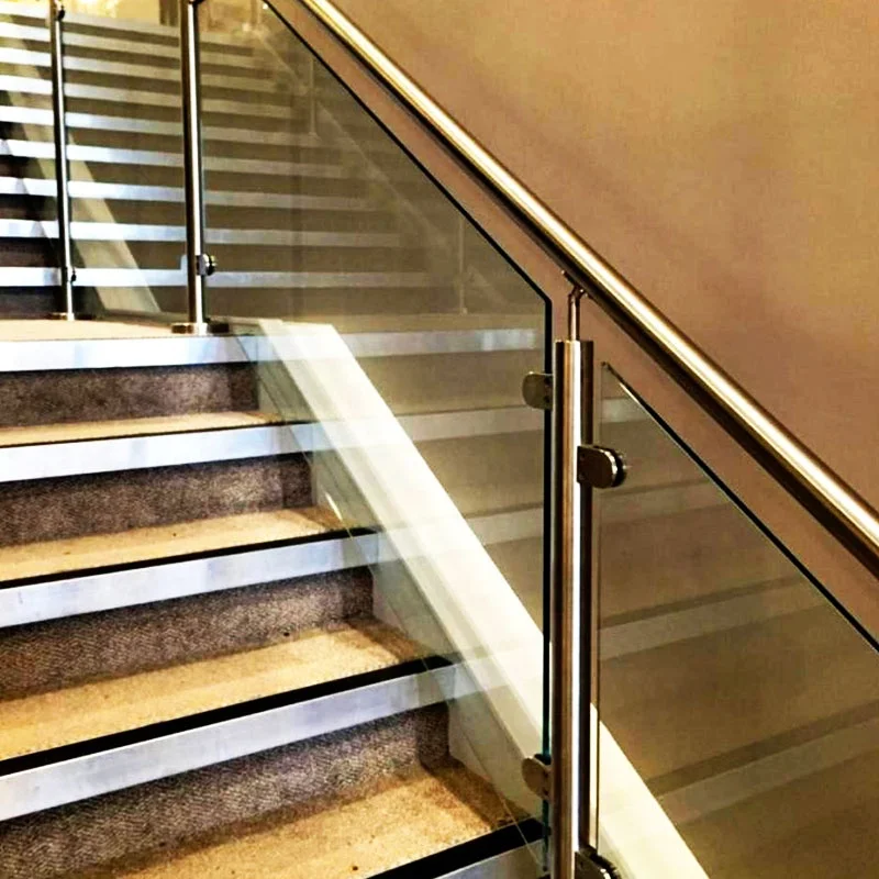 Стеклянные лестничные перила, колонны, перила, цены на использование на балконе
