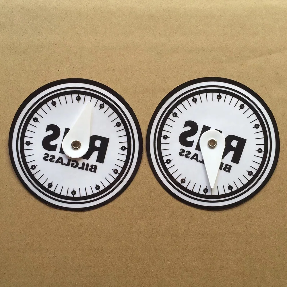 Car Accessories Custom Printing Round Shape Special Parking Disc Euro Parking Clock Parking Timer Sticker