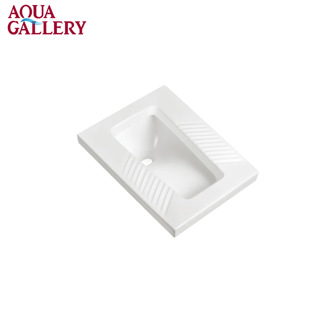 Indian Design Cheap Price One Piece Toilet Squat Pan WC Plublic Squatting Pan For Bathroom