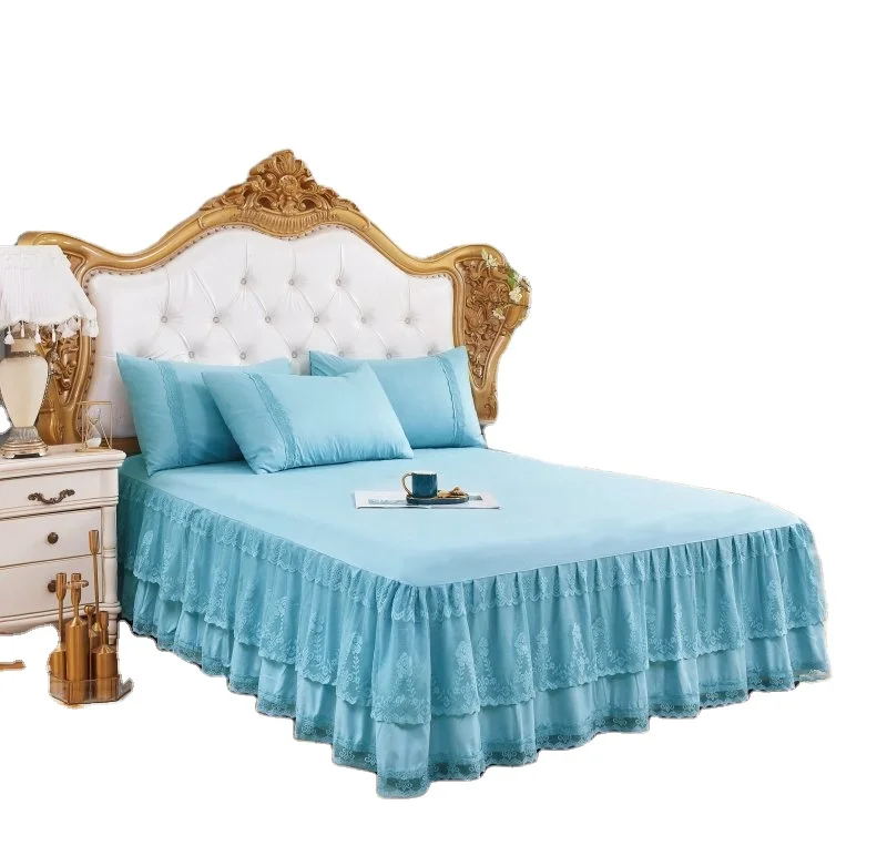 Professional Factory Made New Style Organic Graceful Hotel Bed Skirt Double