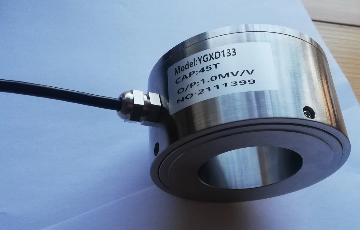 Annular compression load cells force transducer weight sensor loadcell for clamping forces bolt loading forces compressive loads