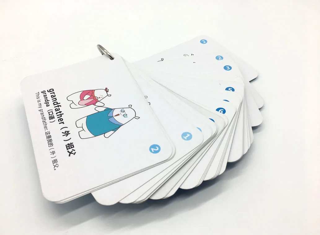 OEM printing colorful shaped Game cards hexagon Family Card Game Funny Playing Cards