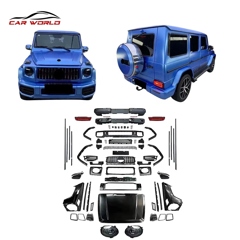 Car Body  Kits Plastic For G class old upgrade new For Mercedes-Benz G-Class W463 upgrade W464 AMG style  PP plastic material