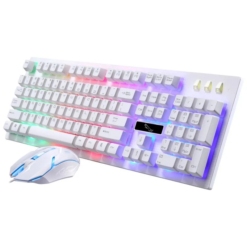 Новое поступление заводская цена Игровая клавиатура G20 с RGB-подсветкой мышь комбинированная Проводная и