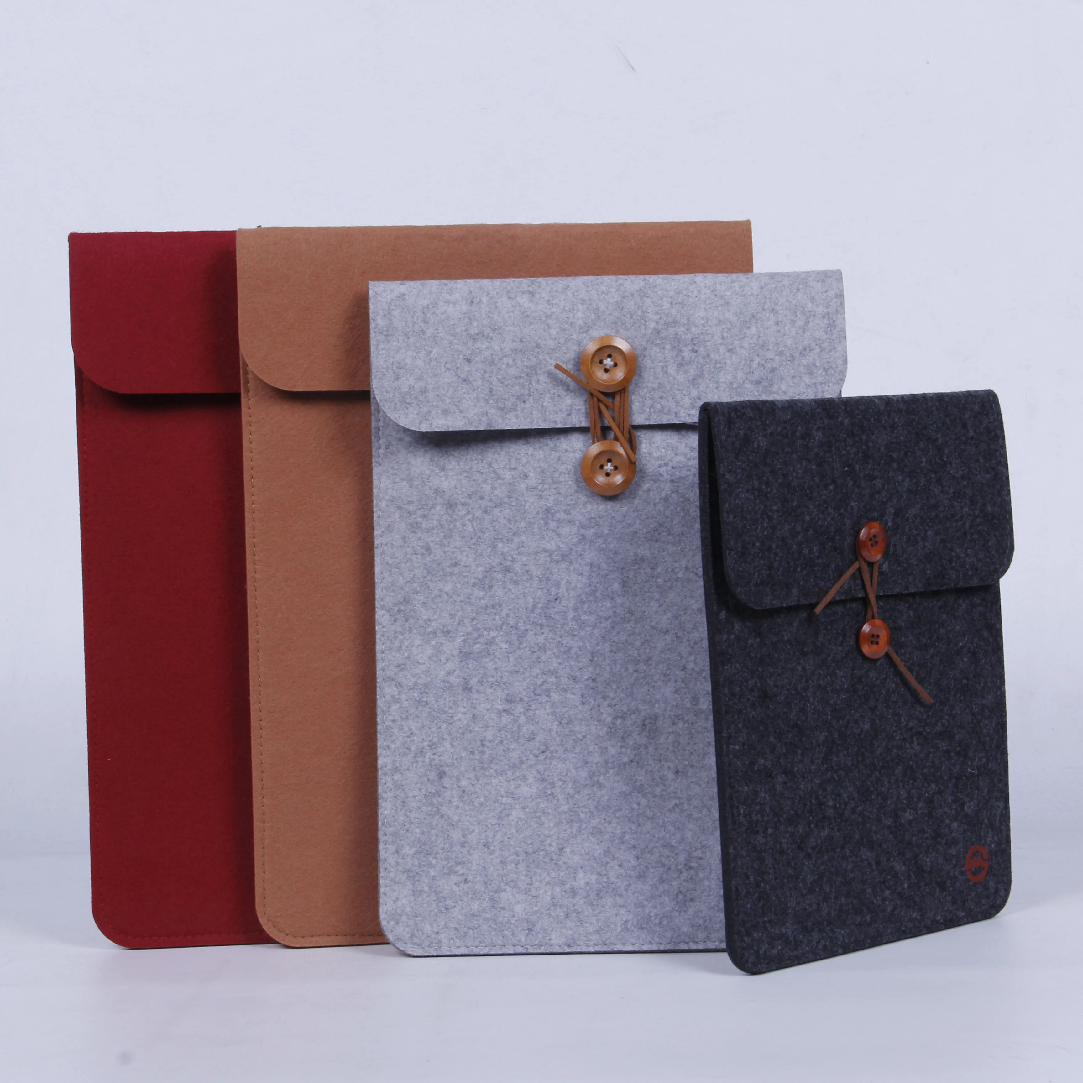2021 new design office package fashion package portable business felt package