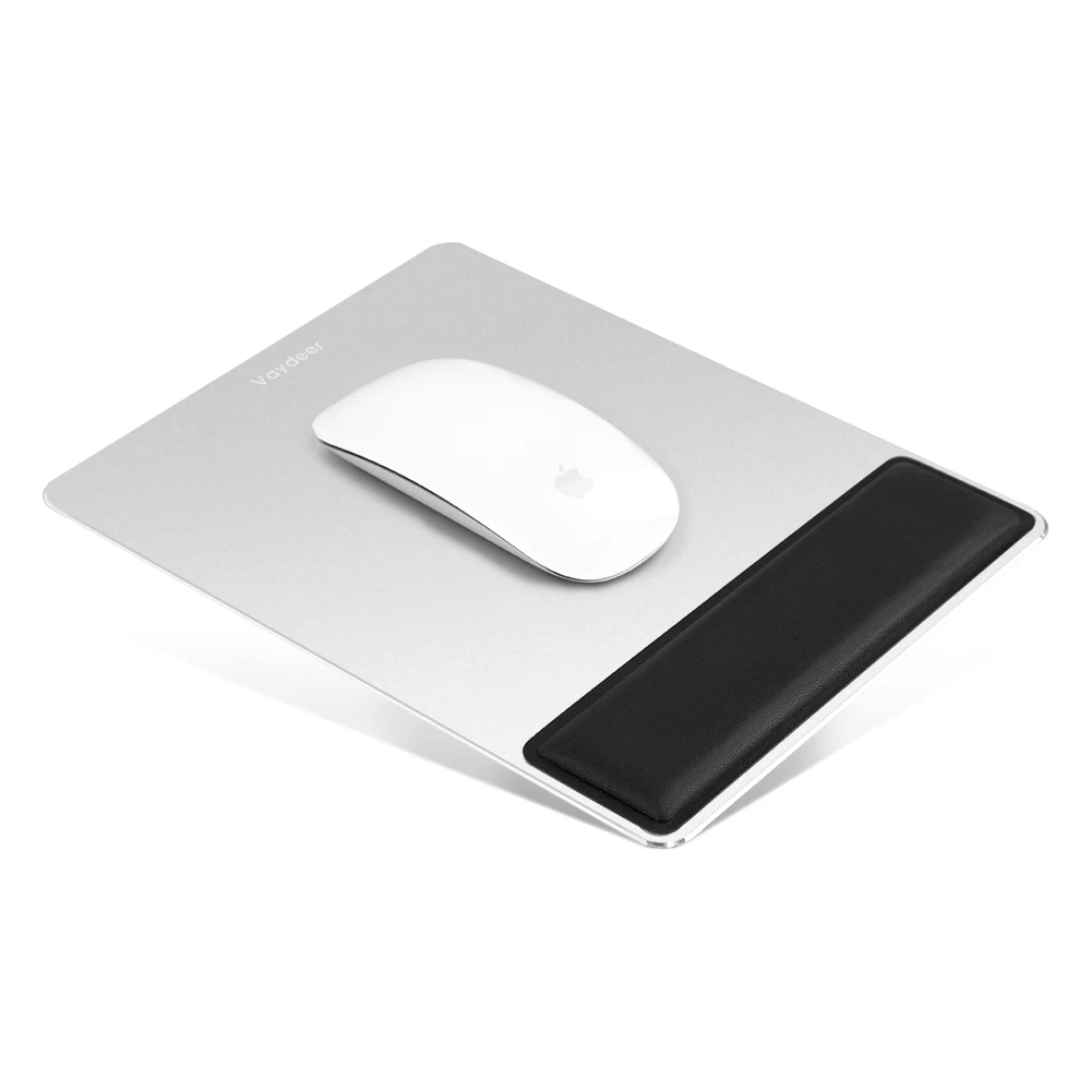 Non-Slip Metal Aluminum EVA foam Hand Support Wrist Rest Mouse Pad