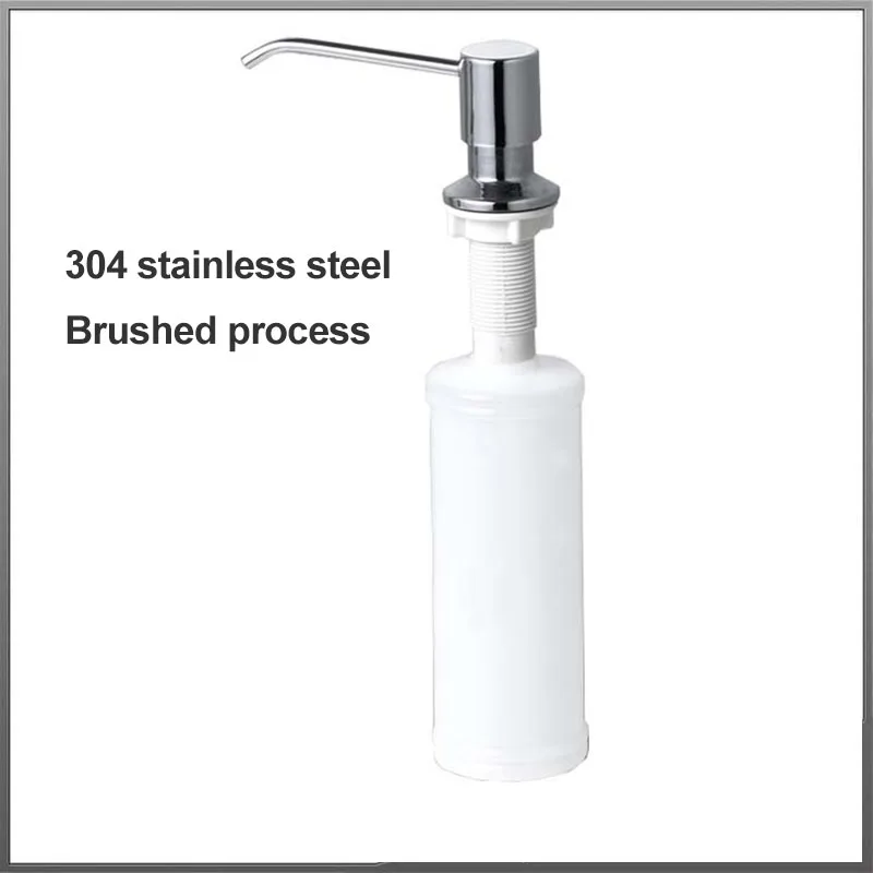 Soap Dispenser for Kitchen Sink ,Sink Metal Soap Dispenser,Exquisite Stainless Steel Soap Dispenser for Kitchen and Cleaning