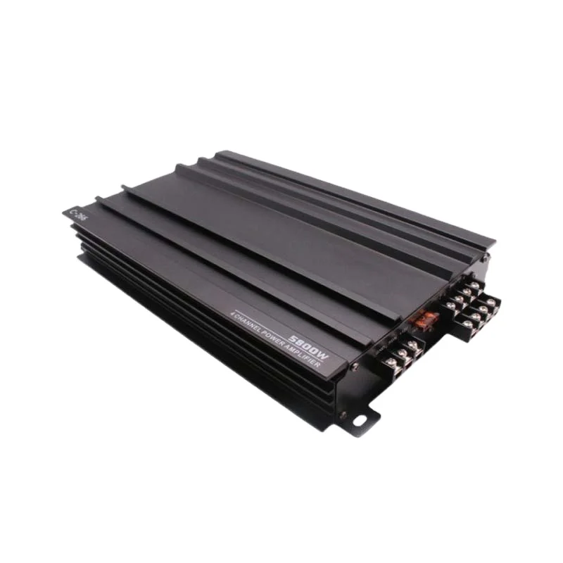 4-Channel 12V Car Power Amplifier Class A/B Digital Stereo Surround Passive Subwoofer Audio Player For Cars Max 5800W