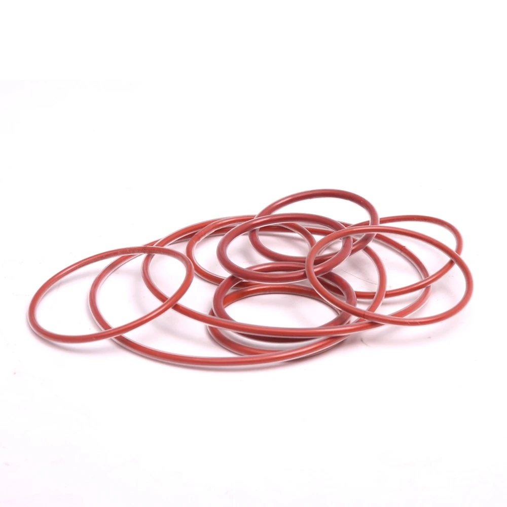 China Factory Hot Sale FEP Coated O Ring FPM FKM VMQ Silicone Rubber Seal Oring PFA PTFE Encapsulated O Ring