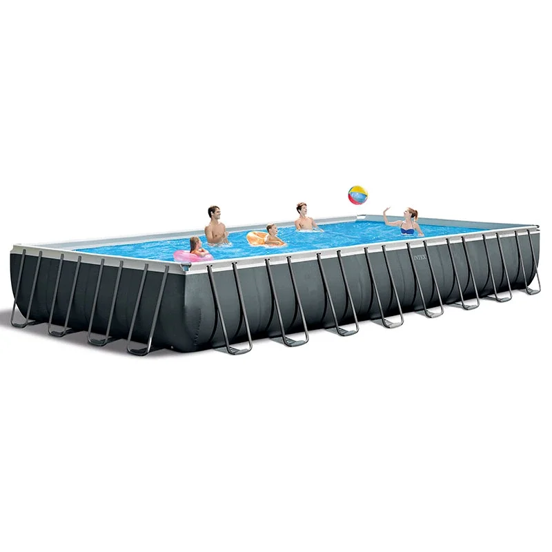 INTEX 26368 Size 24FT /7.32m x 3.66m x 1.32m above ground ULTRA XTR retangular saltwater system frame swimming pool