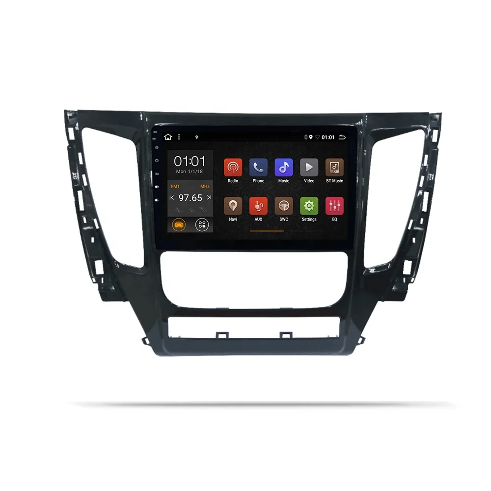 MCX Android10 Quad Core Car Radio Stereo Video Car DVD Multimedia Player For Mitsubishi pajero 2016-2017 SWC GPS WIFI BT