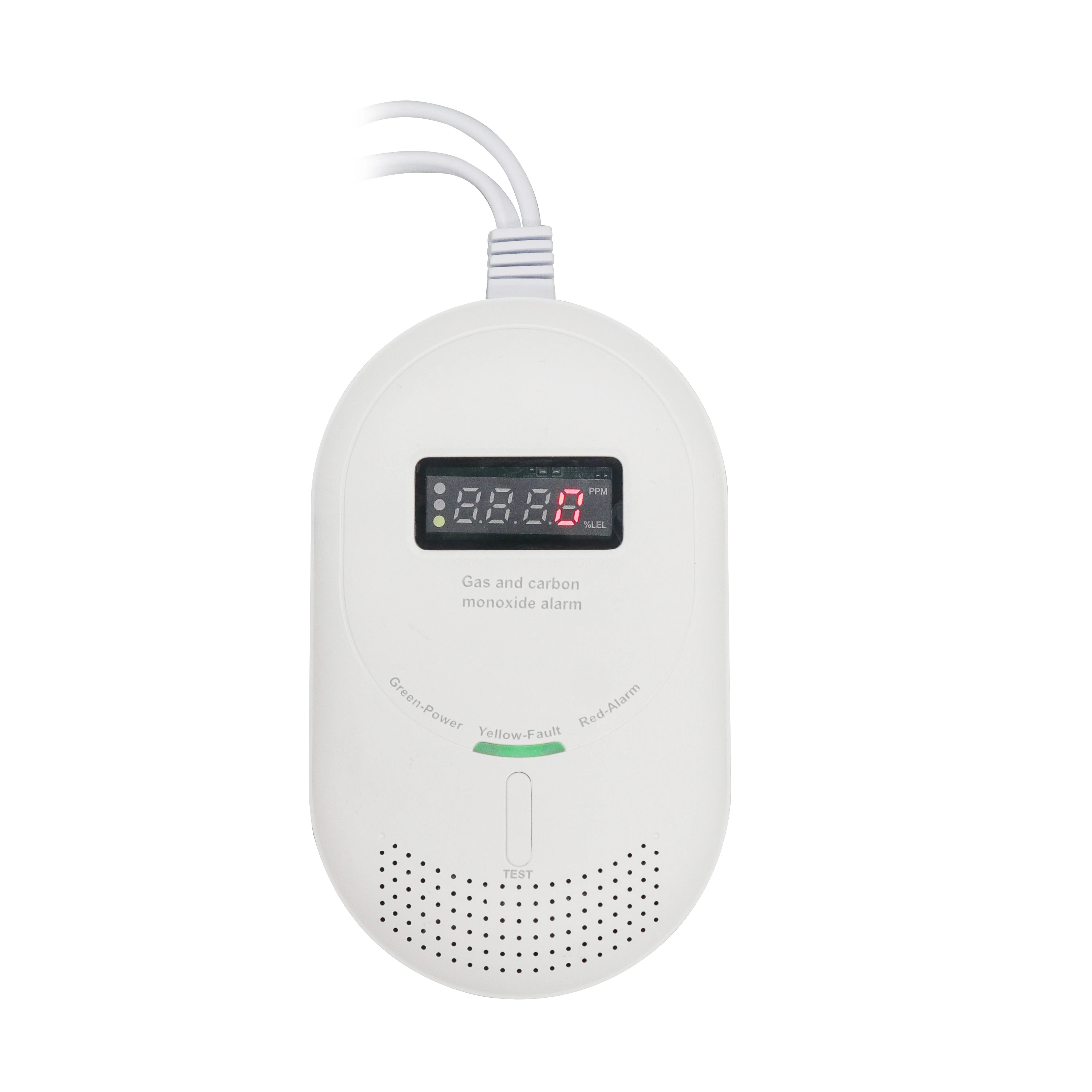Portable  CO & Gas 2 in 1 alarm combo sensor  home use carbon monoxide  gas detector