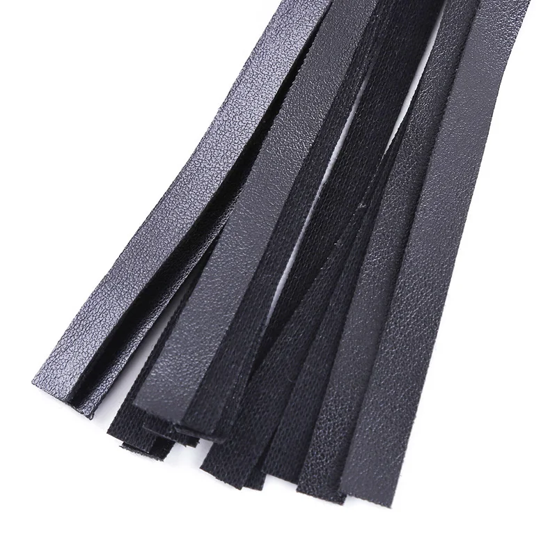 High Quality Pu Leather Hand Cuffs Queen Black Horse Riding Whip