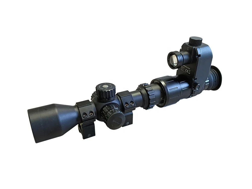 2022 Scopemate Night Vision Scope Rear Clip on Scope Camera  NVS12 LRF with  Build in Range Finder